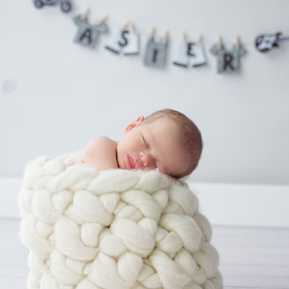 Fotografía de recién nacido Asier